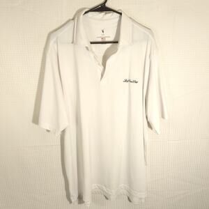 Fairway & Greene XL Golf Polo Shirt White Mens Performance USA Embroidered